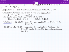 Applications Linéaires : Définition