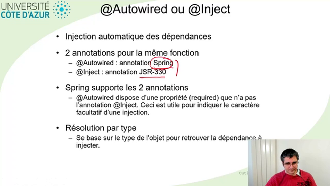 UniCApod - Spring Annotations - @Autowire +Démonstration