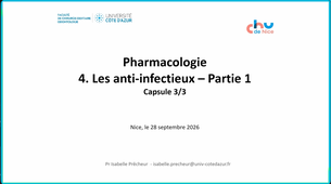Odontologie-Anti_infectieux-partie 1-capsule 3