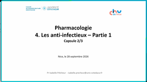 Odontologie-Anti_infectieux-partie 1-capsule 2